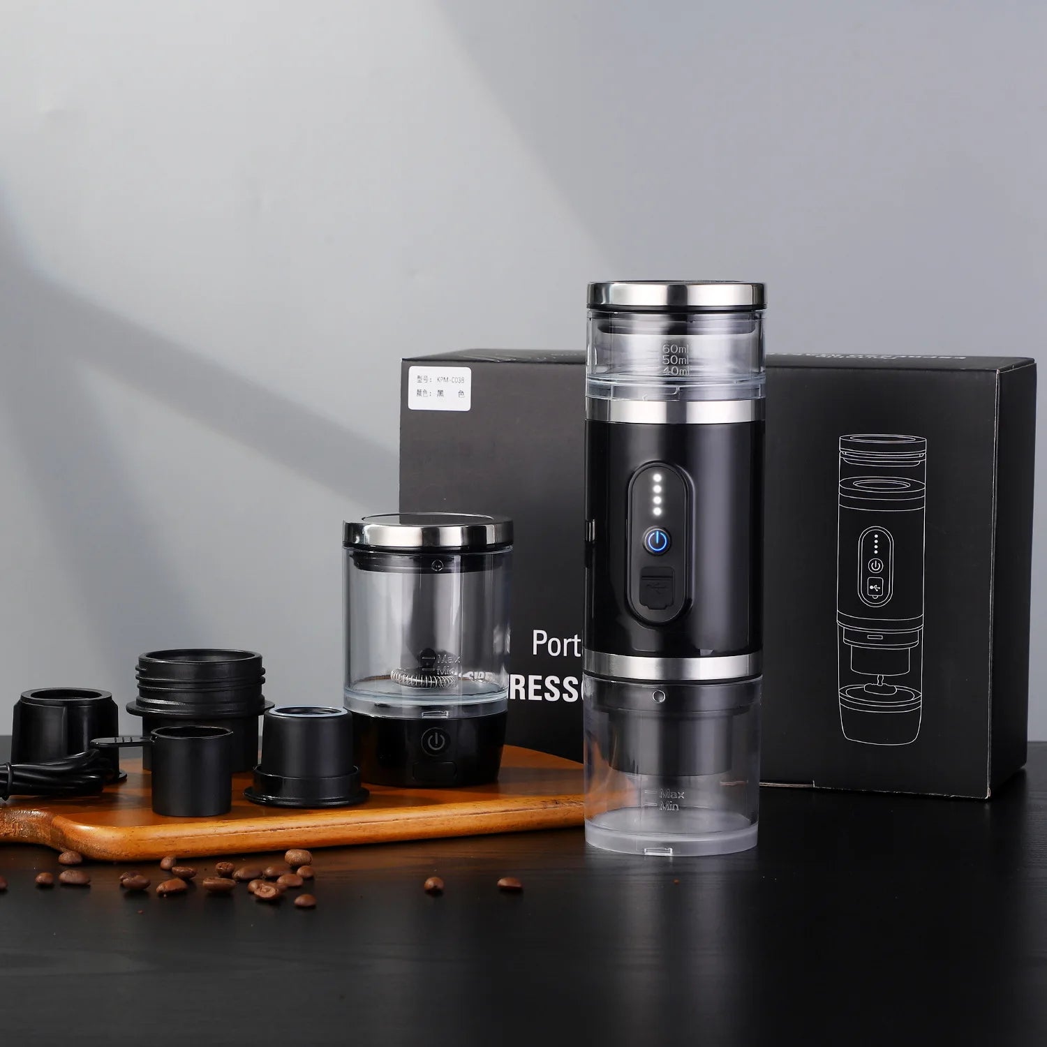 Eady Nano Portable Coffee Maker with milk froth - Eady