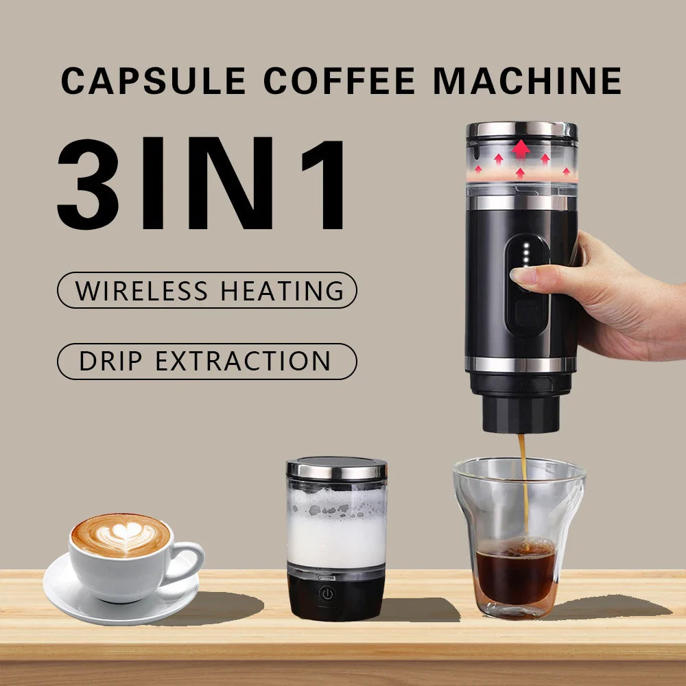 Eady Nano Portable Coffee Maker with milk froth - Eady