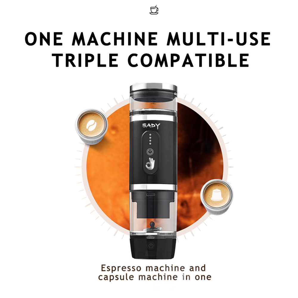 Eady Nano Portable Coffee Maker with milk froth - Eady