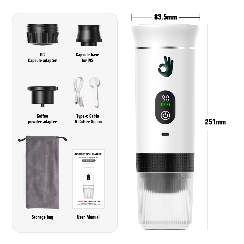 Eady classic Portable Espresso Coffee Machine - Eady