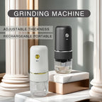 Wireless charging portable automatic coffee bean grinder with adjustable coarseness and fineness small electric grinder - Eady
